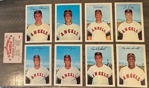 1966 DEXTER PRESS CALIFORNIA ANGELS (8) PHOTO LOT CHANCE FREGOSI RODGERS (2) +4 - Picture 1 of 2