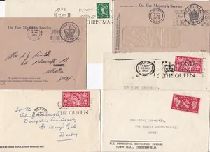 1952/84 16 DERBYSHIRE COVER POLIZEI ROTES KREUZ GAS BOARD OHMS BILDUNG NAT INS - Bild 1 von 2