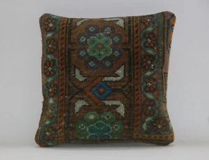 Kilim Pillow Cover Handmade Ethnic Rug Tribal Rustic Lumbar Cushion Cover - Picture 1 of 7