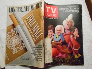 TV GUIDE Magazine-NOV. 29-DEC.5,1969-'BONANZA'-LORNE GREENE-MICHAEL LANDON - Picture 1 of 2