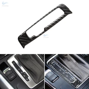 L/RHD Real Carbon Fiber Interior Gear Shift Frame Cover For Audi A4 B8 A5 Q5 09+ - Picture 1 of 8