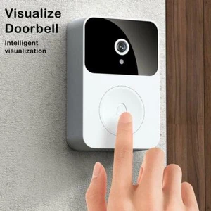 Smart Wireless WiFi Video Doorbell Phone Camera Door Bell Ring Intercom Security - Picture 1 of 12