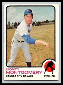 1973 O-PEE-CHEE OPC  BASEBALL  # 164  MONTY MONTGOMERY   25075