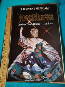 Joseph & the Amazing Technicolor Dreamcoat Royal Theater Broadway Window Card - Picture 1 of 5