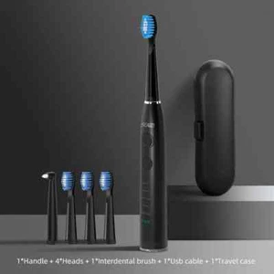 Cepillo de dientes sónico eléctrico Seago con carga USB y batería de larga duración - Imagen 1 de 12