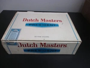 Dutch Masters President Cigar Box- Held 50/Vintage - Picture 1 of 9