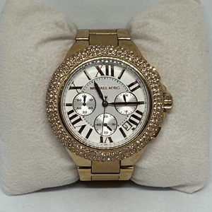 Michael Kors Camille MK5636 Womens Gold Stainless Steel Analog Dial Watch HME244 - Picture 1 of 11