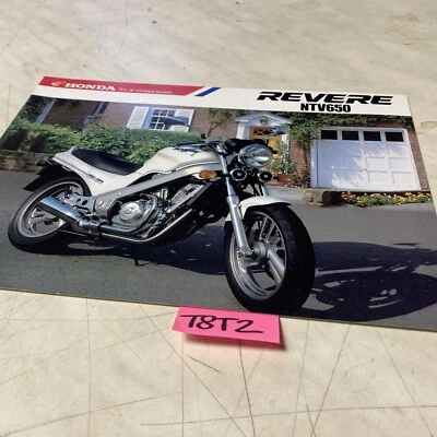 Honda Revere NTV650 650 NTV Catálogo Folleto - Imagen 1 de 4