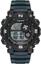 Armitron 40/8284NVY, Digital Resin Watch, 100 Meter WR, Chronograph, Alarm