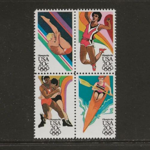 US Scott #2085a Block Fine/Very Fine MNH Cat. Value $2.40           #322 - Image 1 of 1