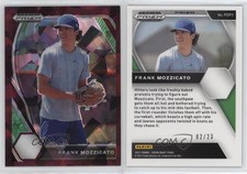 2021 Panini Prizm Draft Picks Burgundy Cracked Ice /23 Frank Mozzicato #PDP7