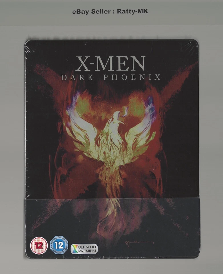 X-men Dark Phoenix Limited Ed Steelbook 4k UHD Ultra High Definition Movie UK