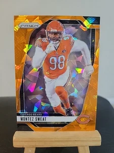 2024 Panini Prizm Orange Ice #50 Montez Sweat Chicago Bears - Picture 1 of 2