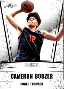 CAMERON BOOZER DUKE RC 2025 LEAF DRAFT SILVER EDITION ROOKIE CARD #RS-02 - Picture 1 of 2