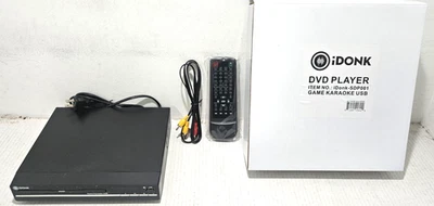 REPRODUCTOR DVD I DONK: IDONK-SDP001 Y JUEGO KARAOKE USB (NUEVO) Foto 1 de 4
