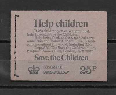 GB QEII Stitched Booklet Help Children 25p (R346) - Image 1 of 4