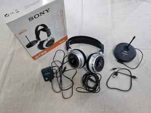 SONY MDR-RF800RK WIRELESS STEREO HEADPHONE. 100 M. 10H BATTERY. HIGH FIDELITY. - Picture 1 of 7