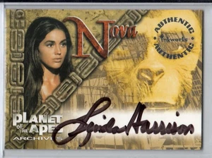 PLANET OF THE APES - LINDA HARRISON as NOVA - AUTO CARD A1 - Picture 1 of 2