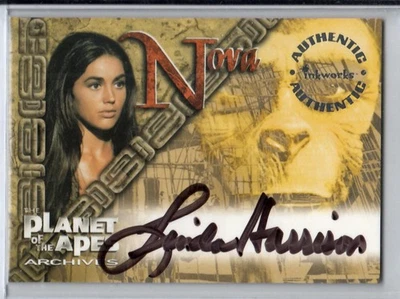 PLANET OF THE APES - LINDA HARRISON as NOVA - AUTO CARD A1 - Image 1 of 2