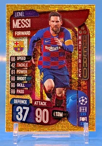 2019 Topps Lionel Messi Gold Foil Hat Trick Hero #HH1 @ The Collector's Table - Picture 1 of 3