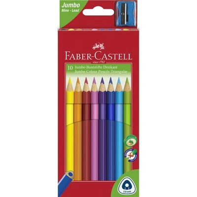 FABER-CASTELL Dreikant-Buntstifte Jumbo, 30er Etui Faber-Castell 116530 (8991761 - Bild 1 von 3
