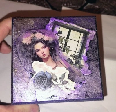 Jewelry Keepsake Box Mixed Media - Image 1 of 3