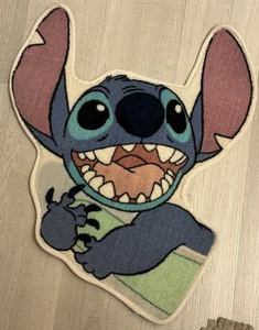 Tappeto vintage LILO Stitch cartone animato lavabile zona camera da letto 10”x18” raro - Foto 1 di 3