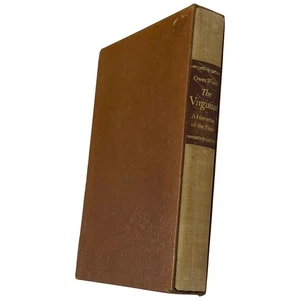 The Virginian Owen Wister 1951 Heritage Press Slipcase Western Classic - Imagen 1 de 12