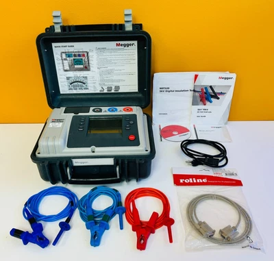 Megger MIT520/2 5 kV, Probador de Aislamiento Digital. Probado + Manual + Accy's! Foto 1 de 4