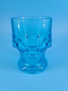 Vaso georgiano vintage Anchor Hocking Capri azul panal vaso de agua de jugo - Imagen 1 de 4