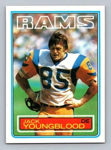 JACK YOUNGBLOOD 1983 TOPPS RAMS - Picture 1 of 2