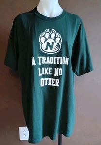 Northwest Missouri Bearcats Mens Size XL Green Russell Athletic Shirt Tradition - Picture 1 of 3