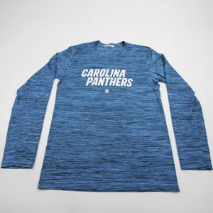 Carolina Panthers Nike NFL On Field Long Sleeve Shirt Men's Blue/Heather Used - Picture 1 of 7