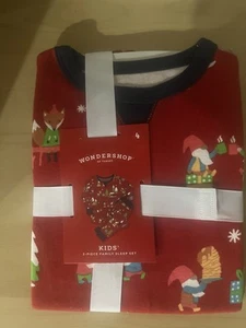 Wondershop at Target Kids' 2-piece Gnomes Sleep Set; Size 4; New - Picture 1 of 2