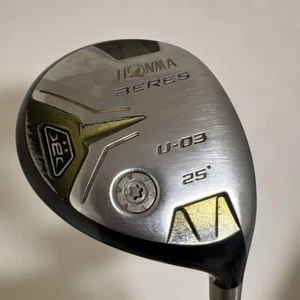 HONMA GOLF BERES U-03 Hybrid Utility 25deg Flex-R 2STAR ARMRQ 8 49 No H/C - Picture 1 of 5