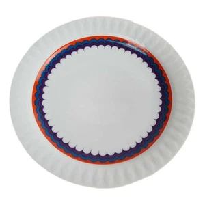 Kuchenteller Dessertteller Thomas Porzellan Lanzette rot, blau, lila - Bild 1 von 5