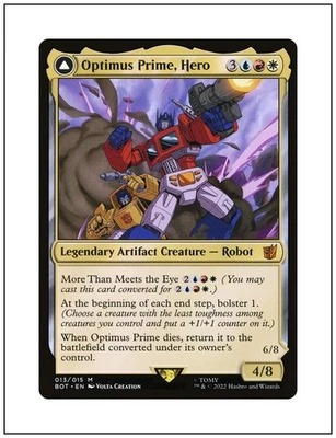 1x Optimus Prime, Hero, Magic the Gathering MTG NM - Image 1 of 2
