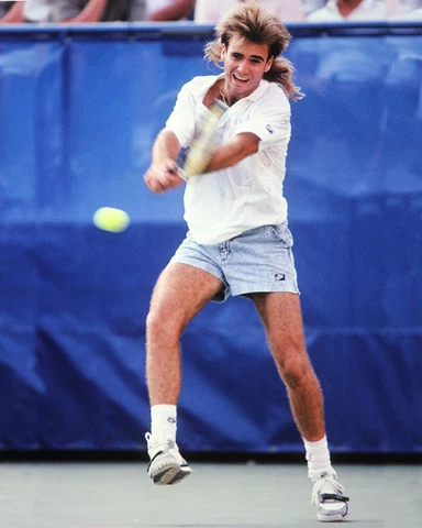 Famous Tennis Pro ANDRE AGASSI Glossy 8x10 Photo Print Poster Cover