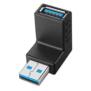 Superior Quality Substitutable 90 Degree USB 3.0 Male to Female Angle Adapter US - Picture 1 of 1