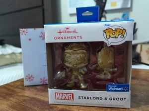 Funko X Hallmark Ornaments: Starlord & Groot Walmart Exclusive Chase - Imagen 1 de 6