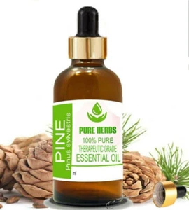Pure Herbs Pine Pinus Sylvestris 100% Pure & Natural Essential Oil - Picture 1 of 49