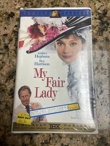 Vintage Factory Sealed VHS My Fair Lady Audrey Hepburn Rex Hamilton Minty THX - Picture 1 of 5