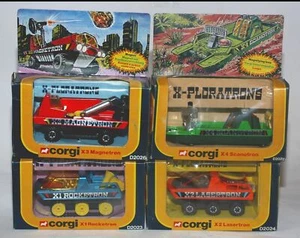 Juego completo Corgi X-Plotrons x4, como nuevo en buenas cajas originales - Imagen 1 de 9