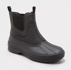 Herren Spencer Winter Chelsea Boots Schwarz - Goodfellow & Co - Größe 7 - Bild 1 von 4