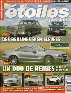 STERNE PASSION 3 MERCEDES SL63 AMG SL500 250SE 1966 E300 W125 1934 R320 CDI - Bild 1 von 2