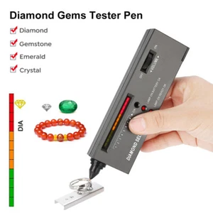 Penna di prova gioielli indicatore LED tester diamanti selettore pietre preziose ad alta precisione - Foto 1 di 21