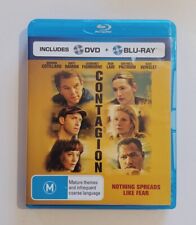 Contagion (2011) Blu-ray Region Free VGC Kate Winslet Matt Damon Free Postage 