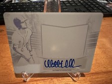 2019 Leaf Trinity MATT WALLNER Black Printing Plate Auto Autograph #1/1 TWINS