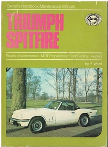 TRIUMPH SPITFIRE Mk1 Mk2 Mk3 Mk4 (1962-74) OWNERS SERVICING HANDBOOK - Picture 1 of 1