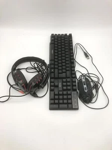 Orzly Klawiatura Mysz Zestaw Gaming RX250 4 w 1 PC Pack Combo RGB QWERTY - Zdjęcie 1 z 7